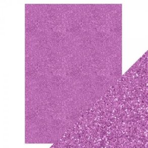 Craft Perfect Glitter karton Berry Fizz A4 250g Ikke selvkl�bende