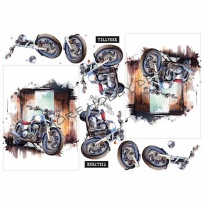 3D Quick Cards Motorcykel