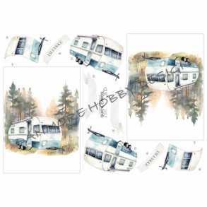 3D Quick Cards Camping