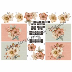 3D Quick Cards Blomster
