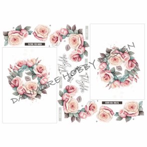 3D Quick Cards Roser i krans