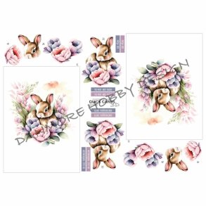 3D Blomster og harer