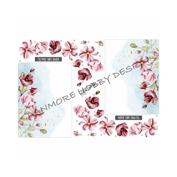 3D Vilde blomster