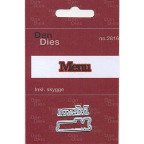 Dan Dies Menu med skygge 