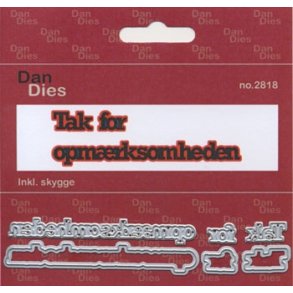 Dan Dies Tak for opm�rksomheden med skygge 