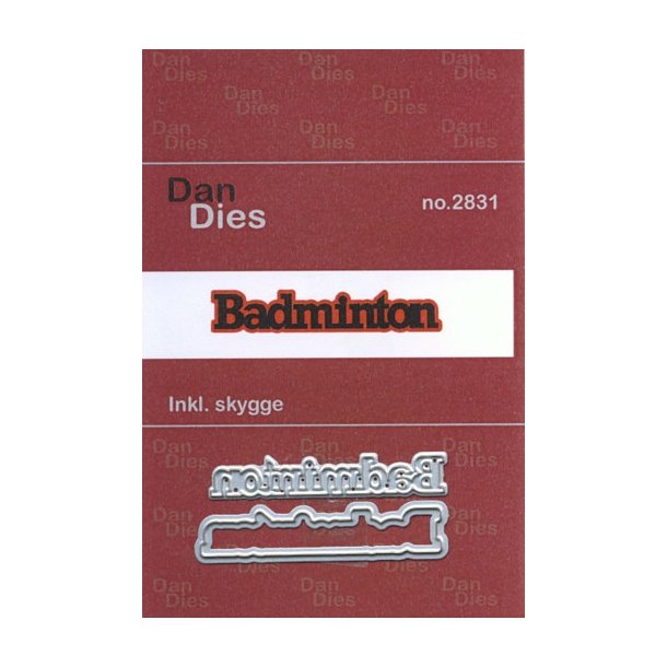 Dan Dies Badminton med skygge 