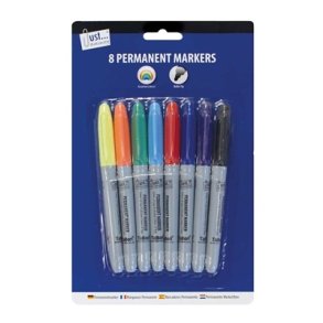 Permanent tusser 8 farver
