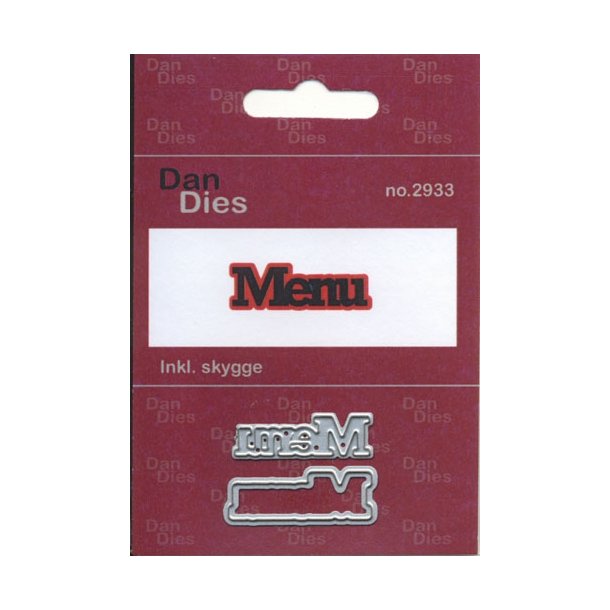 Dan Dies Menu med skygge. Mellem str.