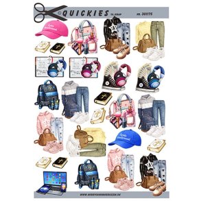 Sm� motiver til ungdomskort Quickies til scrap