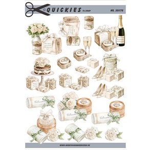 Sm� bryllupsmotiver Quickies til scrap