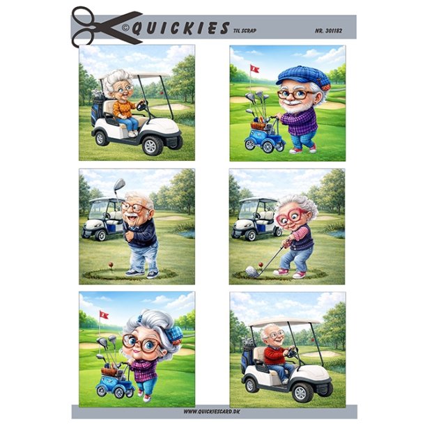 �ldre mennesker til golf Quickies til scrap