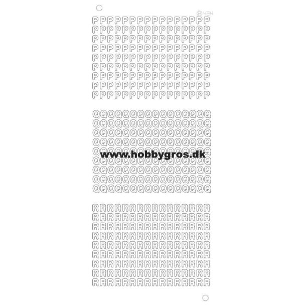  Guld bogstaver PQR