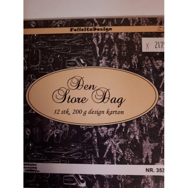 Felicita Design Den store dag 12 stk 13,5x13,5cm 200g