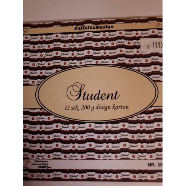 Felicita Design Student 12 stk 13,5x13,5cm 200g