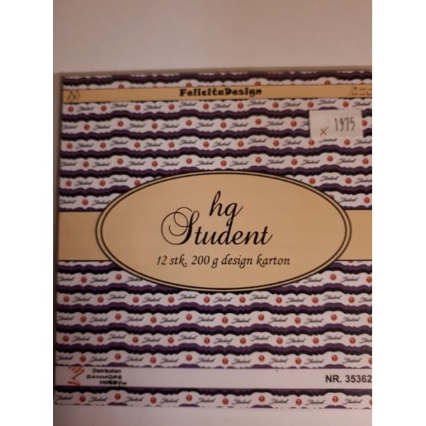 Felicita Design hg student 12 stk 13,5x13,5cm 200g
