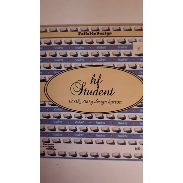 Felicita Design hf student 12 stk 13,5x13,5cm 200g