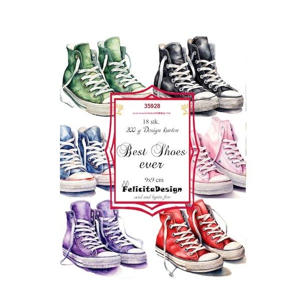 Toppers Best shoes ever 3x6stk 9x9cm 200g