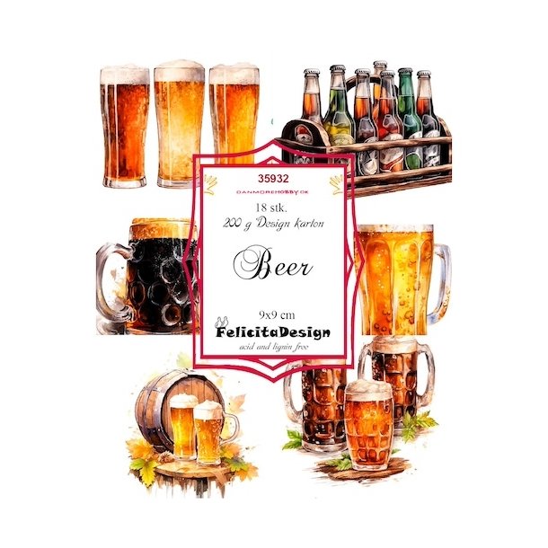 Toppers Beer 18stk 9x9cm 200g