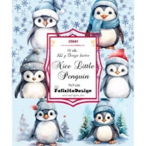 Toppers Nice little penquin 18 stk 9x9cm 200g