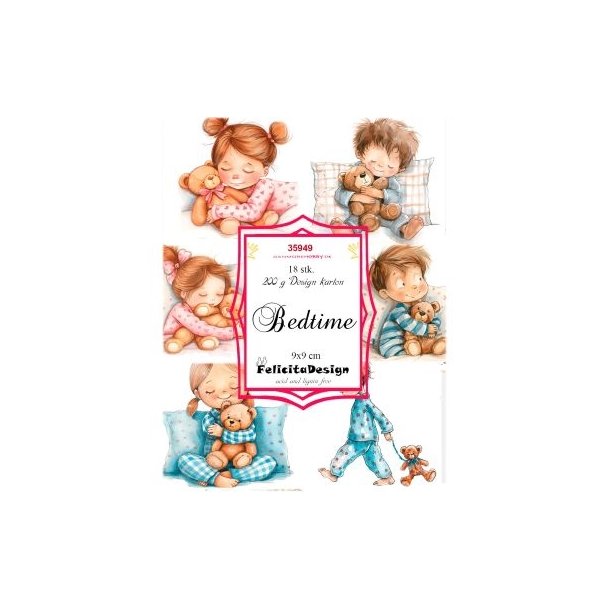 Toppers Bedtime 18stk 9x9cm 200g