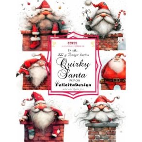 Toppers Quiky santa 18 stk 9x9cm 200g