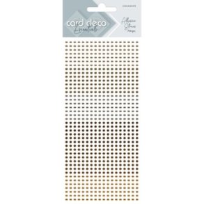 Rhinsten brune 3mm selvkl�bende 756stk