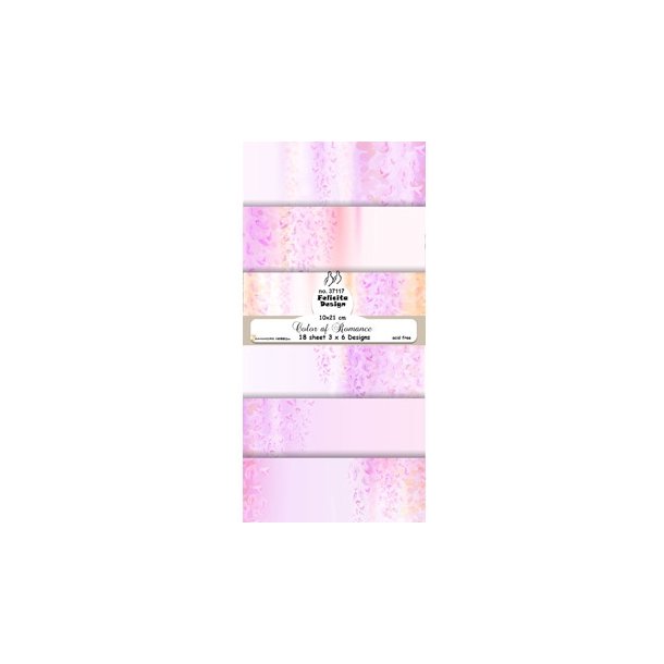Felicita Design Color af romance slimcard 3x8 design 10x21cm 200g