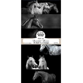 Felicita Design Beautiful horses slimcard 3x8 design 10x21cm 200g