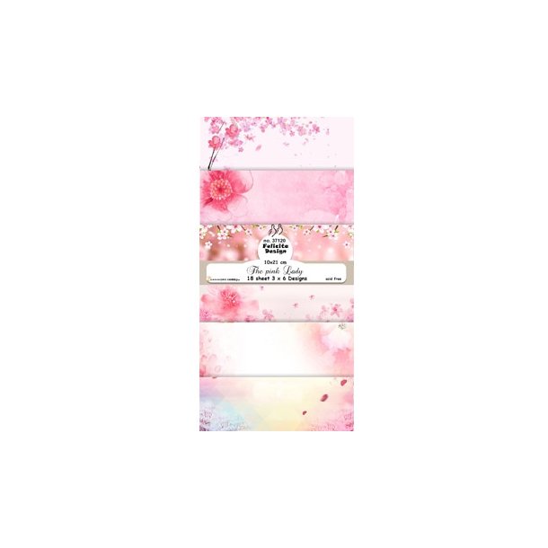 Felicita Design The pink lady slimcard 3x8 design 10x21cm 200g