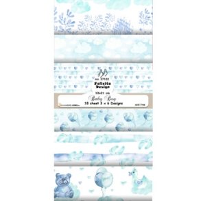 Felicita Design Slimcard Baby boy 3x6design 10x21cm 200g