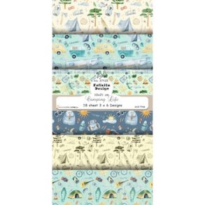 Felicita Design Slimcard Camping life 3x6design 10x21cm 200g