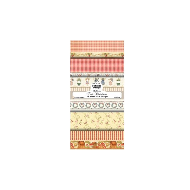 Felicita Design Slimcard Trad Christmas 3x6 design 10x21cm 200g