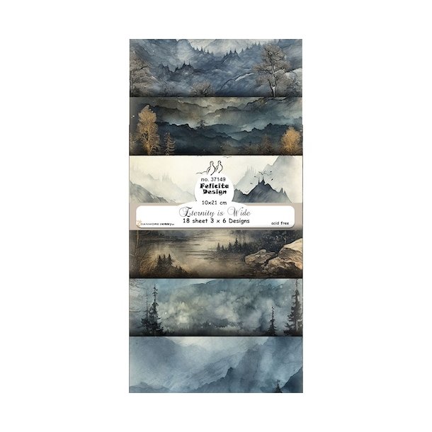 Felicita Design slimcard Lternity is Wide3x6design 10x21cm