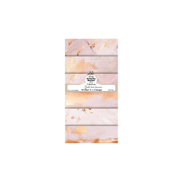 Felicita Design Bryllups serie Mini slimcard 7,5x15cm 3x6 design 200g