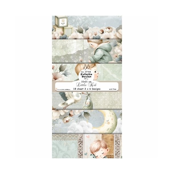 Felicita Design slimcard Little kid 3x6design 10x21cm 200g