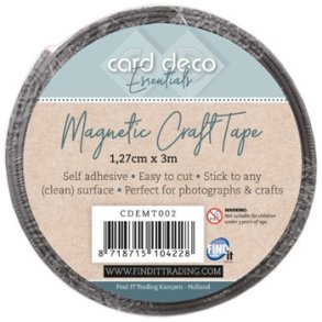 Magnet tape 1,27cm 3m selvkl�bende