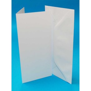  Kort og kuverter hvid 98x210cm Passer til slimcard