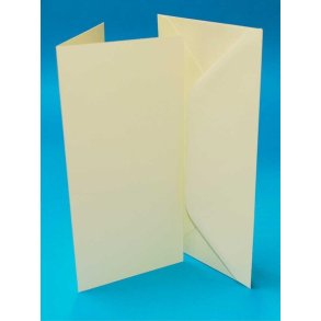  Kort og kuverter ivory 98x210mm Passer til slimcard