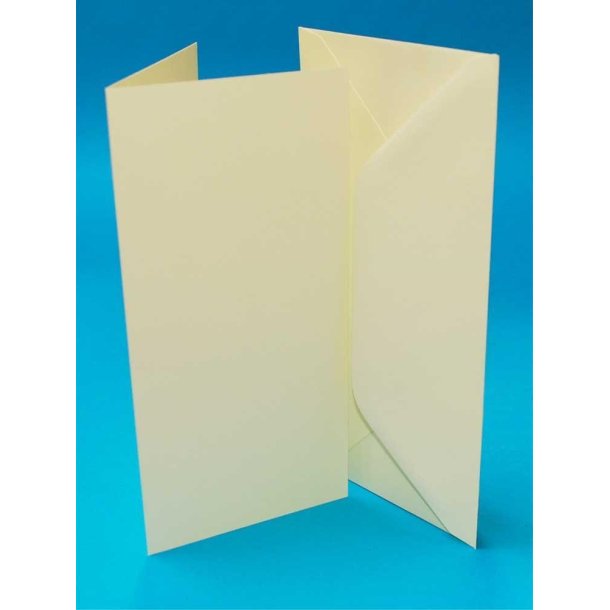  Kort og kuverter ivory 98x210mm Passer til slimcard