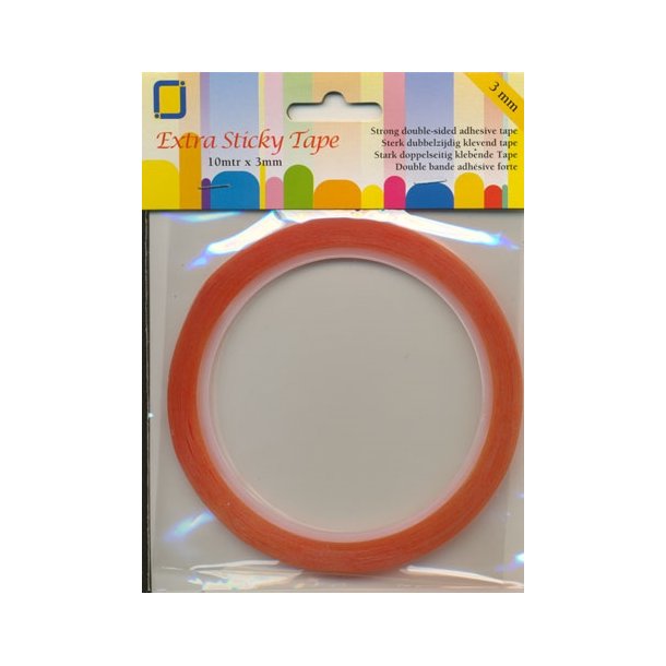3 mm Power tape dobbeltkl�bende 10 m