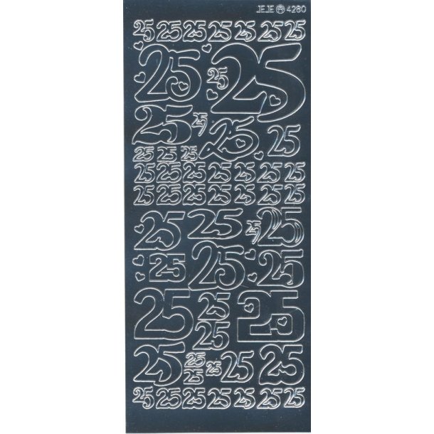  Blank s�lv 25