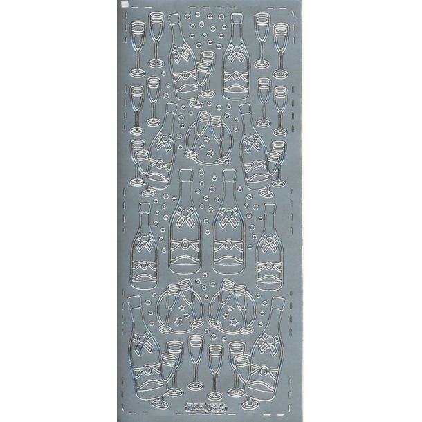 S�lv glas og flasker