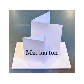  Kortkarton hvidt 100 ark slimcard base 200gr mat
