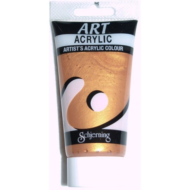 Schjerning Art Acrylic M�rk guld 75ml