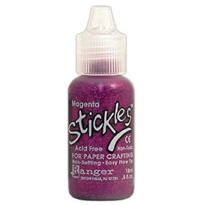 Stickles glitterlim Magenta 18ml