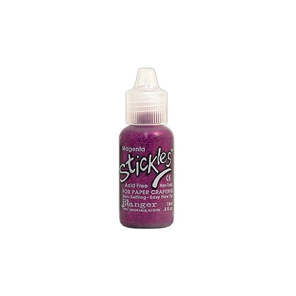 Stickles glitterlim Magenta 18ml