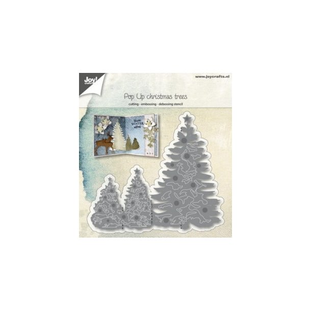  Joy Crafts die Pop op juletr�er 110x101mm