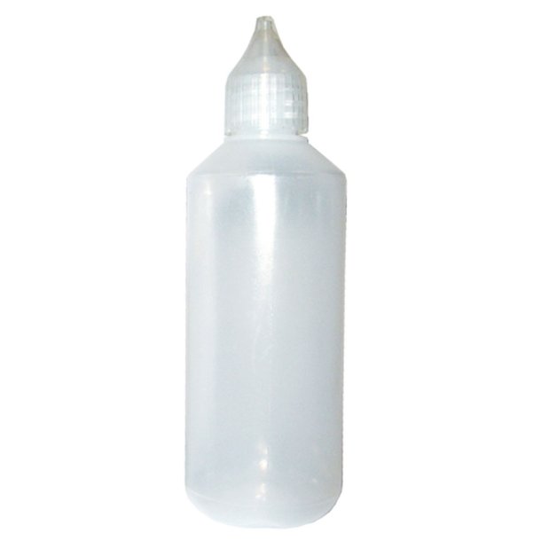  Tom flaske med spids og h�tte 50 ml