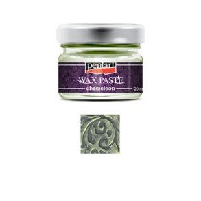  Pentart voks pasta cameleon hvid guld