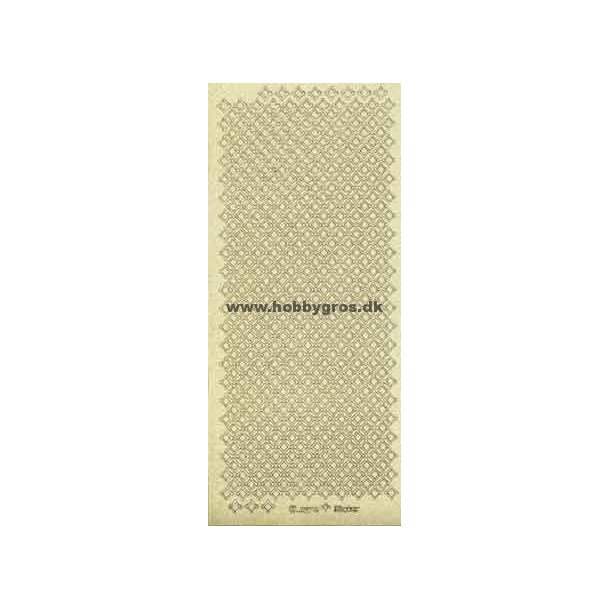  Guld sm� firkante glitter